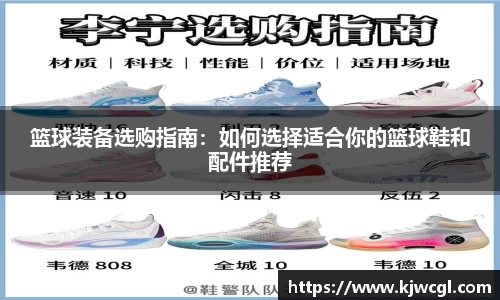 篮球装备选购指南：如何选择适合你的篮球鞋和配件推荐